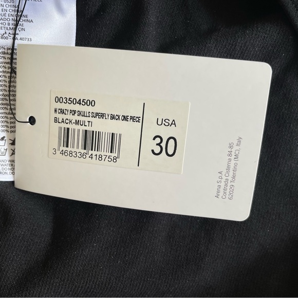 ARENA LIMITED EDITION!  CRAZY POP SKULLS SUPERFLY BACK ONE PIECE - Picture 16 of 16